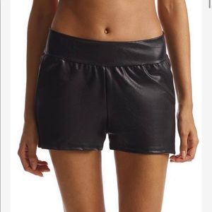 Commando Faux Leather Relaxed Shorts